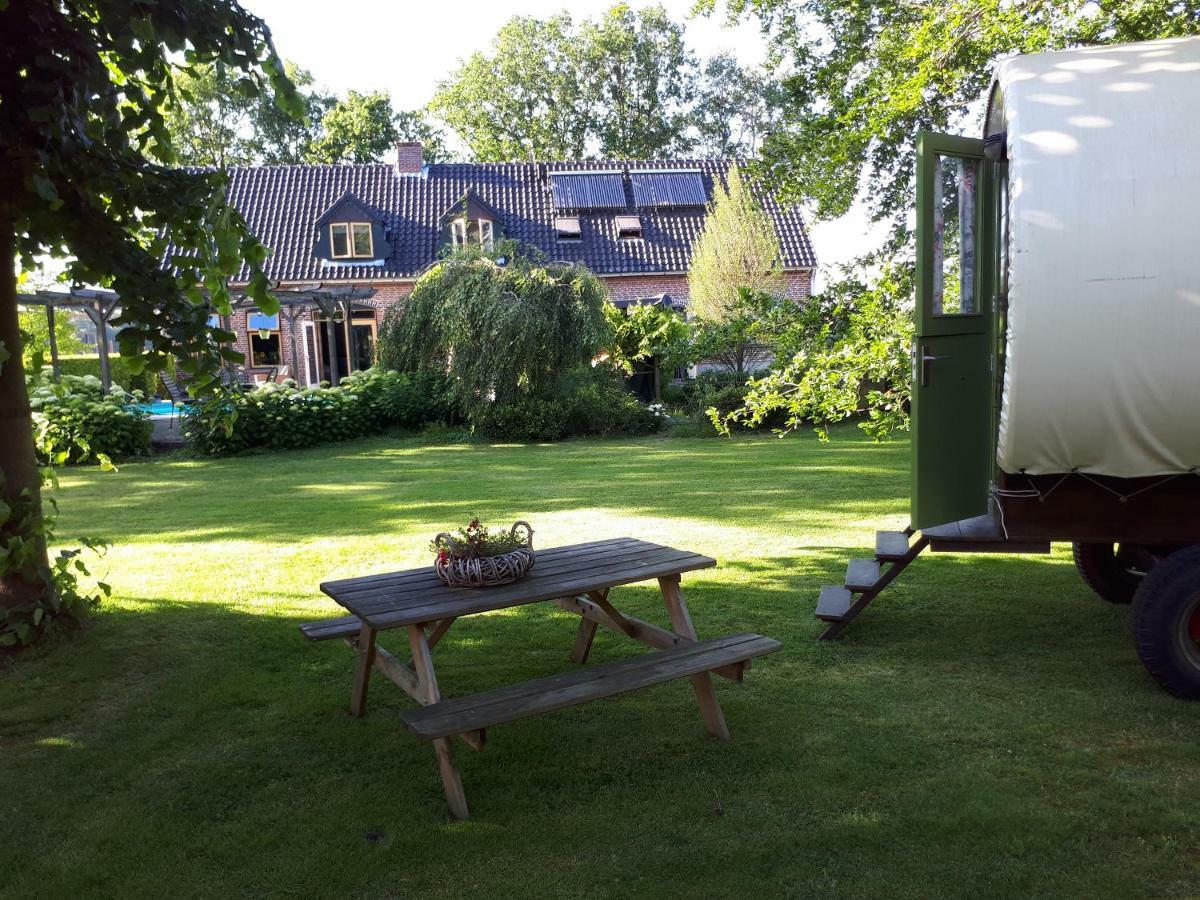 Irish Bowtop Op Het Platteland Van Huize Ouwervelden Wouwsche Plantage Exterior photo